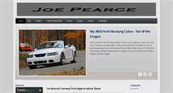 Desktop Screenshot of joepearce.com